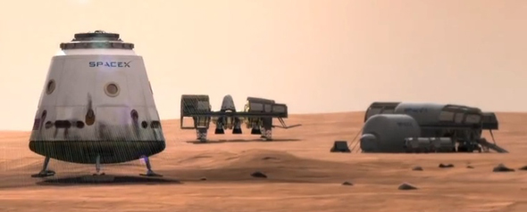 SpaceX na Marsie