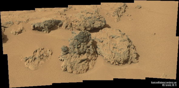 MSL Mars panorama sol 76